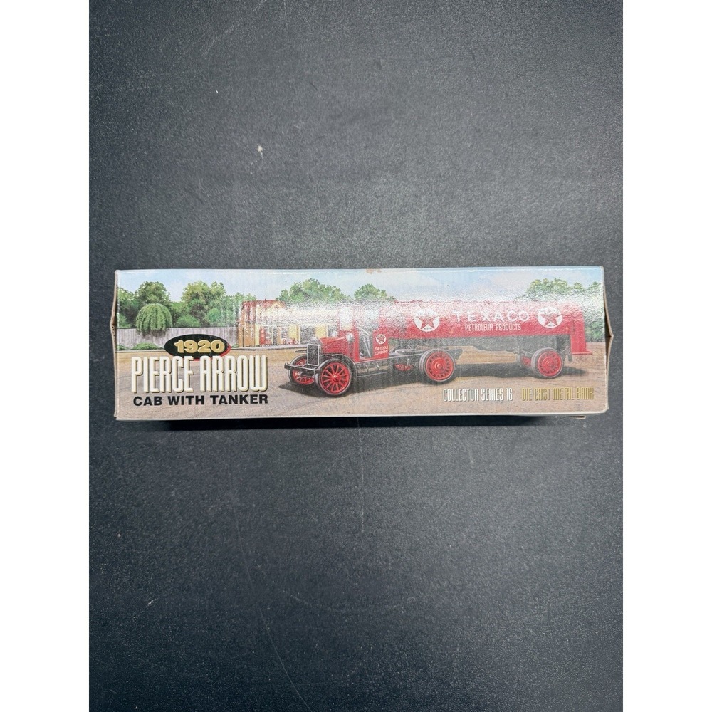 Texaco 1920 Pierce Arrow Tanker Truck Bank Ertl Collector Series 16‎ (m13)